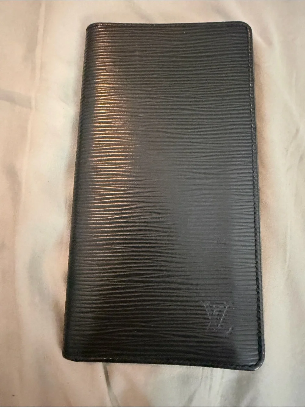 Black Epi Louis Vuitton Long Wallet with Certificate of Authenticity
